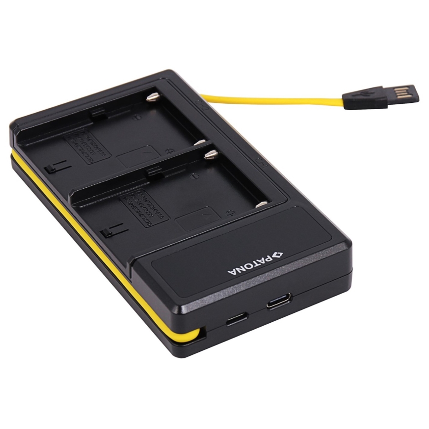 PATONA - Φορτιστής διπλός Sony NP-F970/F960/F950 USB