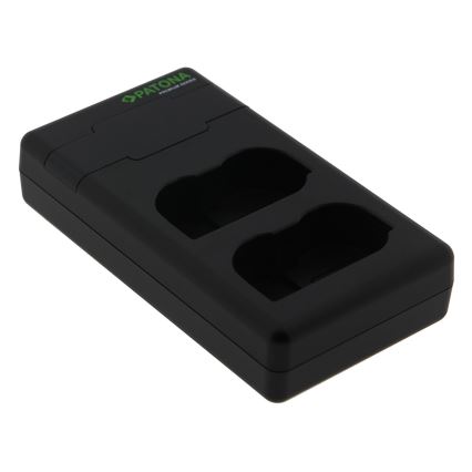 PATONA - Φορτιστής διπλός ταχείας φόρτισης Nikon EN-EL15/EN-EL15C + καλώδιο USB-C 0,6m