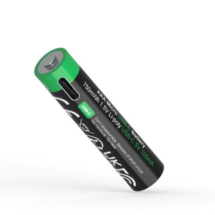 PATONA - ΣΕΤ 4x Μπαταρία AAA/LR03 Li-Pol 500mAh 1,5V with USB-C φόρτιση