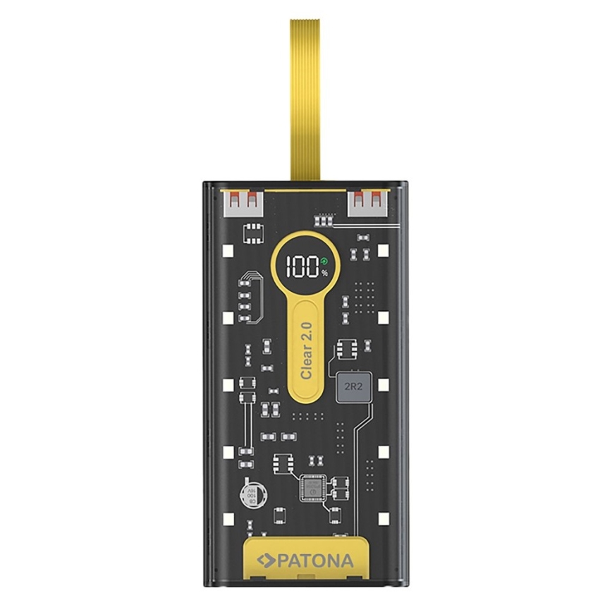 PATONA - Power Bank with integrated cables 20000 mAh Li-Pol