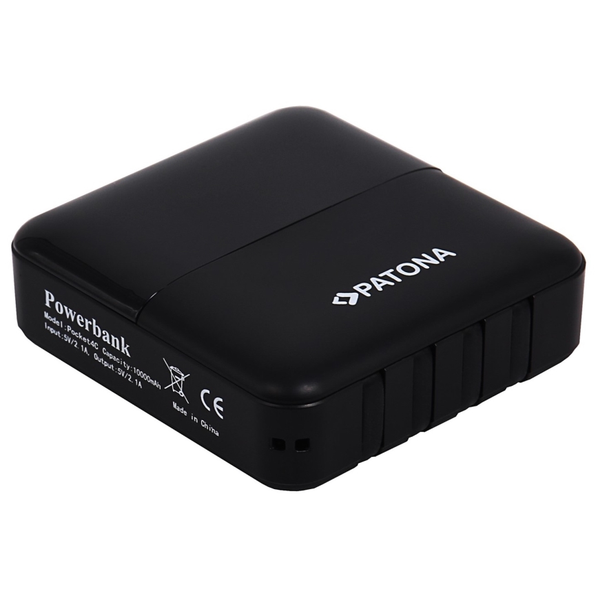 PATONA - Power bank με φωτισμό LED 10000mAh Li-Ion 2,1A