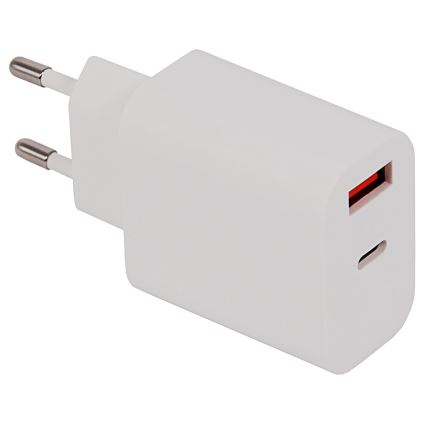 PATONA - Αντάπτορας με έξοδο USB και USB-C 18W Παροχή ρεύματος