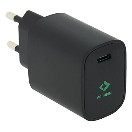 PATONA - Αντάπτορας φορτιστή USB-C Power delivery 20W/230V μαύρο