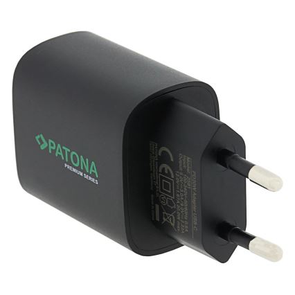 PATONA - Αντάπτορας φορτιστή USB-C Power delivery 20W/230V μαύρο