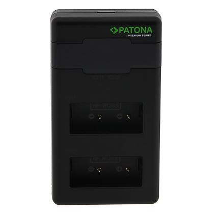 PATONA - Ταχυφορτιστής Dual για Fuji NP-W126 + καλώδιο USB-C 0,6μ