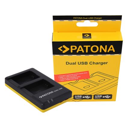 PATONA - Φορτιστής Φωτογραφικών Dual Quick για Sony NP-FW50 USB
