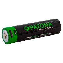 PATONA - Μπαταρία 18650 Li-lon 3350mAh PREMIUM 3,7V with USB-C charging