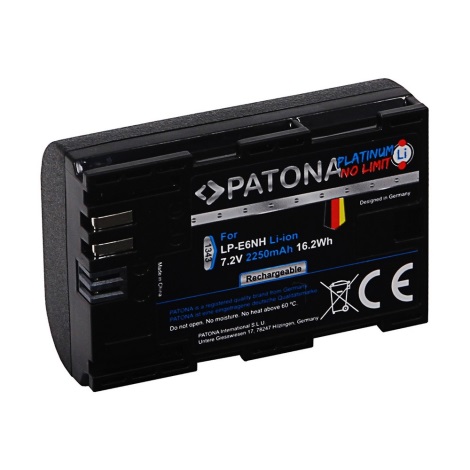 PATONA - Μπαταρία Aku Canon LP-E6NH 2250mAh Li-Ion Platinum EOS R5/R6