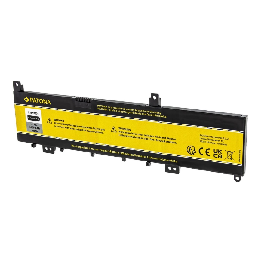 PATONA - Μπαταρία Asus N580VN 4100mAh Li-Pol 11,4V C31N1636