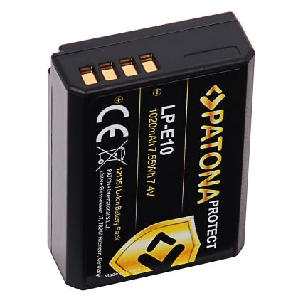 PATONA - Μπαταρία Canon LP-E10 1020mAh Li-Ion Protect