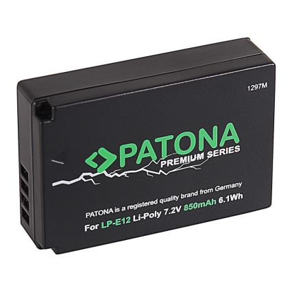 PATONA - Μπαταρία Canon LP-E12 850mAh Li-Ion PREMIUM