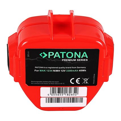 PATONA - Μπαταρία Makita 12V 3300mAh Ni-MH Premium