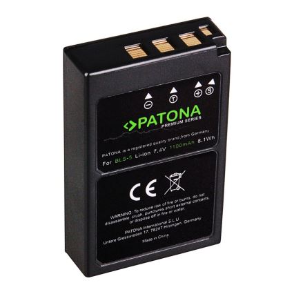 PATONA - Μπαταρία Olympus BLS5 1100mAh Li-Ion Premium