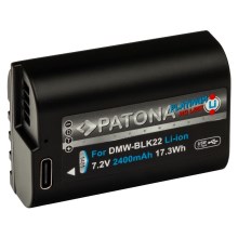PATONA - Μπαταρία Panasonic DMW-BLK22 2400mAh Li-Ion Platinum USB-C charging