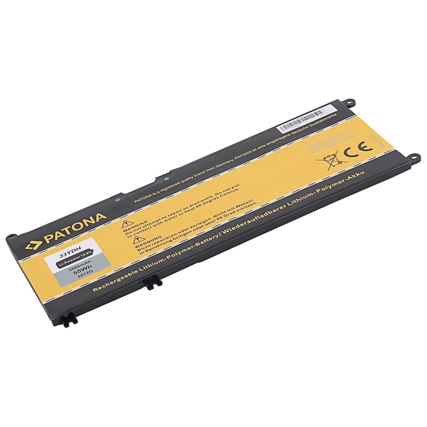 PATONA - Μπαταρία για DELL Inspiron 13/15/17 G3 3600mAh Li-Pol 15,2V 33YDH