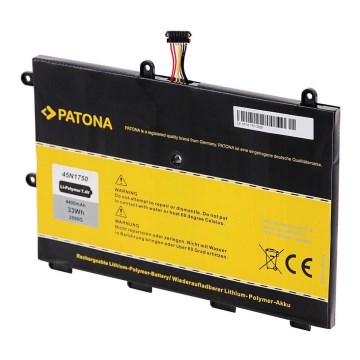 PATONA - Μπαταρία για Lenovo Thinkpad Yoga 11e serie 4400mAh Li-lon 7,4V 45N1750