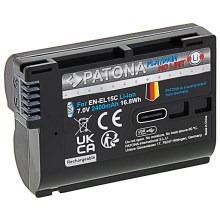 PATONA - Μπαταρία για Nikon EN-EL15C 2250mAh Li-Ion Platinum USB-C