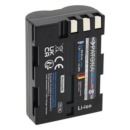 PATONA - Μπαταρία για Nikon EN-EL3E 2250mAh Li-Ion Platinum USB-C φόρτισης