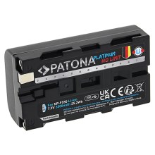 PATONA - Μπαταρία για Sony NP-F550/F330/F570 3500mAh Li-Ion Platinum με φόρτιση USB-C