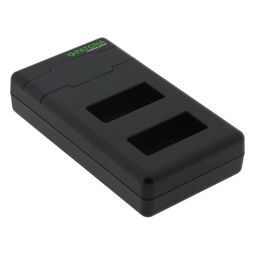 PATONA - Ταχύ φορτιστής Dual Canon LP-E17 + καλώδιο USB-C 0,6m