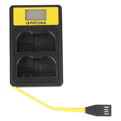 PATONA - Φορτιστής Dual Nikon EN-EL15 s LCD,USB