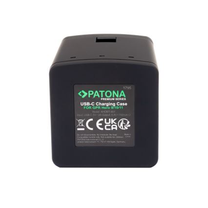 PATONA - Φορτιστής Triple GoPro Hero 9/Hero 10/Hero 11/Hero 12