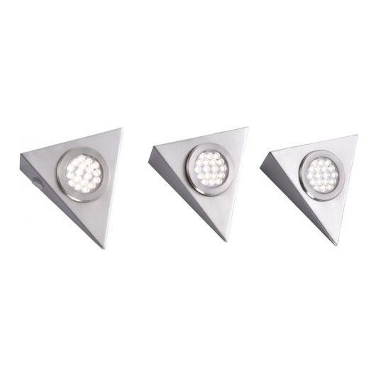 Paul Neuhaus 1119-55-3 - ΣΕΤ 3x φωτισμός επίπλων LED με αισθητήρα HELENA LED/2,5W/230V