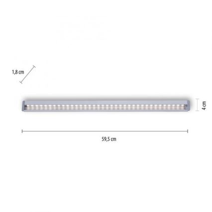 Paul Neuhaus 1122-95 - LED φωτιστικό ντουλαπιού κουζίνας HELENA LED/6W/230V