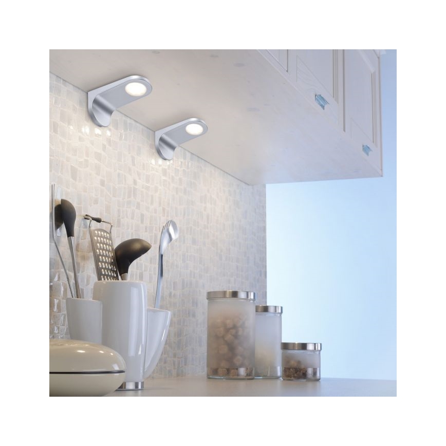 Paul Neuhaus 1157-21-2 - ΣΕΤ 2x LED Dimmable φωτισμός επίπλων AMON LED/5,2W/230V