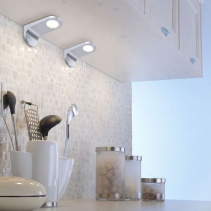 Paul Neuhaus 1157-21-2 - ΣΕΤ 2x LED Dimmable φωτισμός επίπλων AMON LED/5,2W/230V