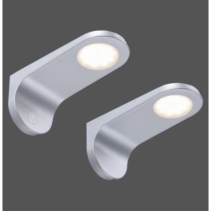 Paul Neuhaus 1157-21-2 - ΣΕΤ 2x LED Dimmable φωτισμός επίπλων AMON LED/5,2W/230V