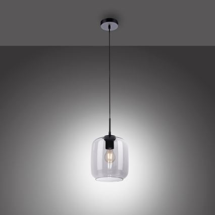 Paul Neuhaus 2002-25 - Κρεμαστό φωτιστικό οροφής SHITAKE 1xE27/10W/230V διάμετρος 20 cm φιμέ