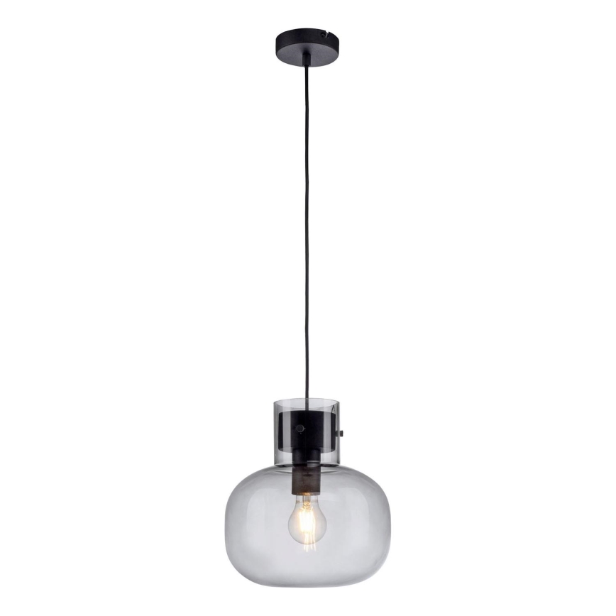 Paul Neuhaus 2003-25 - Κρεμαστό φωτιστικό οροφής SHITAKE 1xE27/10W/230V διάμετρος 25 cm φιμέ
