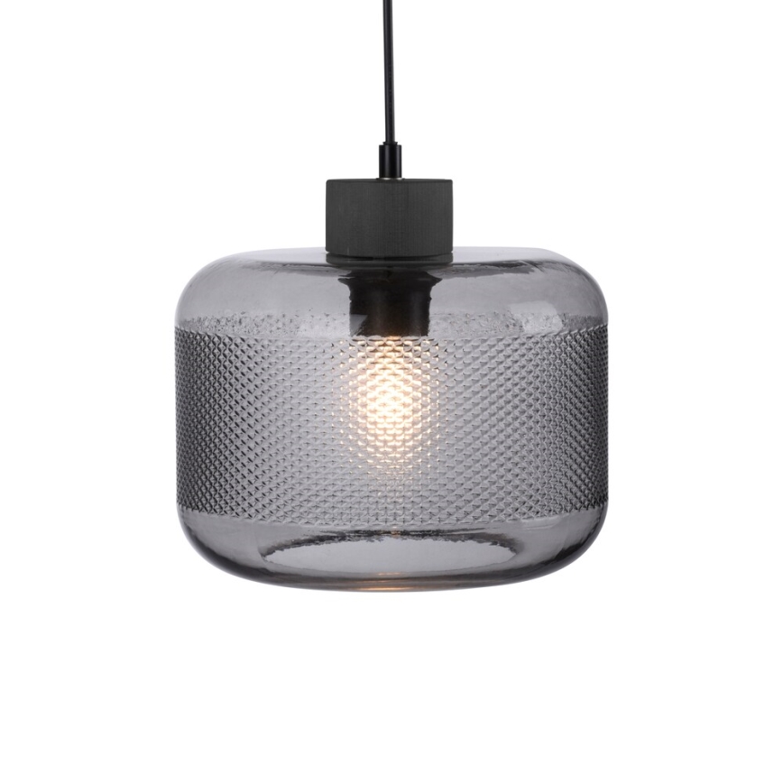 Paul Neuhaus 2005-25 - Κρεμαστό φωτιστικό οροφής BOLETUS 1xE27/10W/230V διάμετρος 23,5 cm γκρι