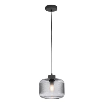 Paul Neuhaus 2005-25 - Κρεμαστό φωτιστικό οροφής BOLETUS 1xE27/10W/230V διάμετρος 23,5 cm γκρι