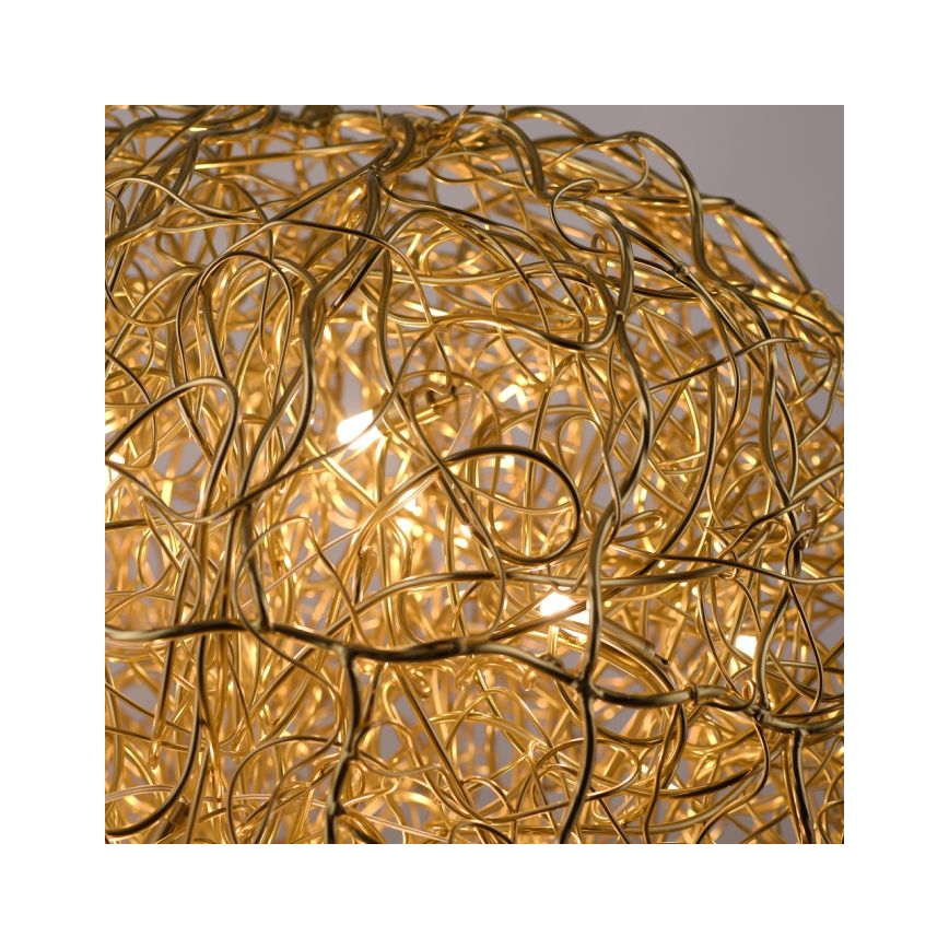 Paul Neuhaus 2019-12 - Κρεμαστό φωτιστικό με καλώδιο SAREA 15xG9/40W/230V χρυσό