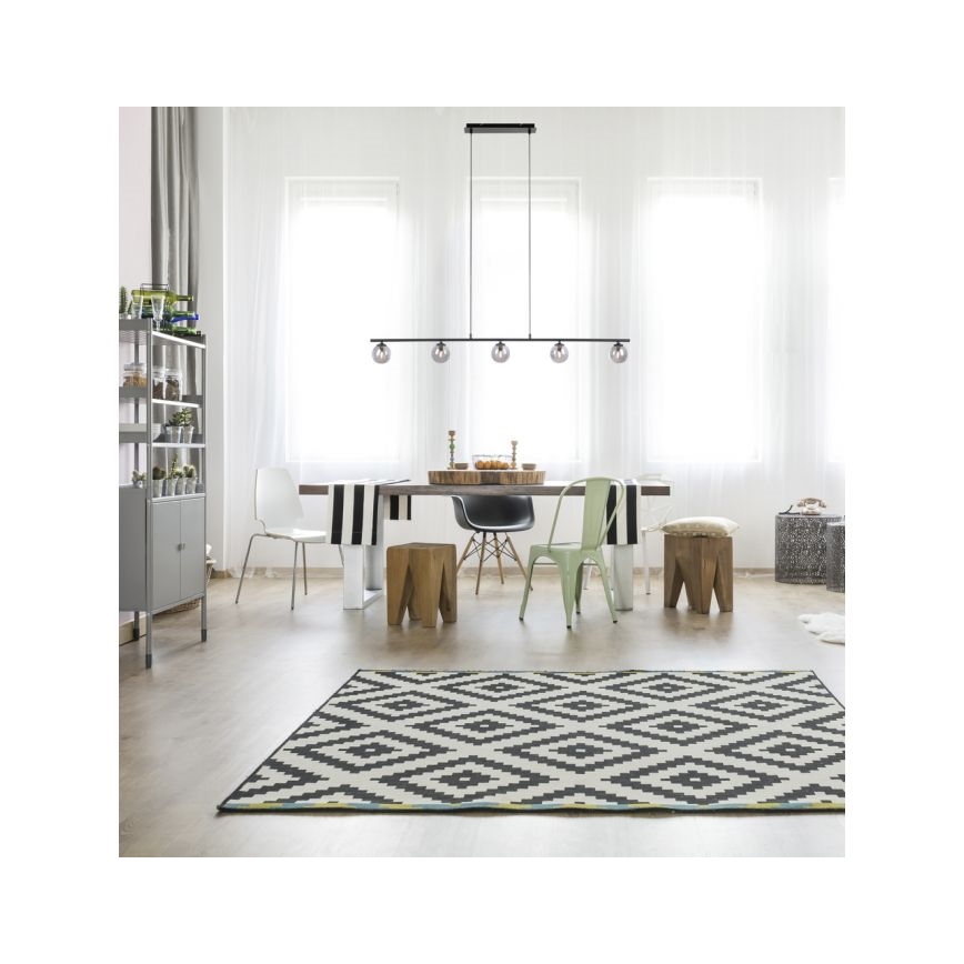 Paul Neuhaus 2026-18 - LED Πολύφωτο κρεμαστό ράγα WIDOW 5xG9/3W/230V