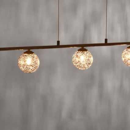 Paul Neuhaus 2040-48 - Πολύφωτο σε σχοινί GRETA 5xG9/40W/230V