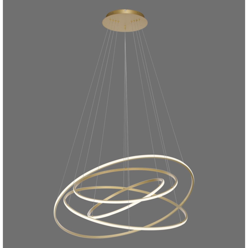 Paul Neuhaus 2124-60 - Led Dimmable κρεμαστό φωτιστικό οροφής TESSARA LED/97W/230V 2700-5000K + τηλεχειριστήριο