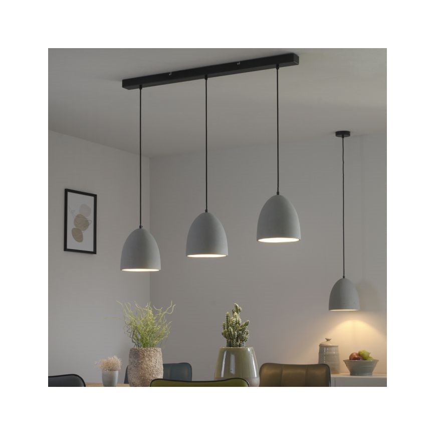 Paul Neuhaus 2231-22 - Κρεμαστό φωτιστικό οροφής ETON 1xE27/40W/230V τσιμέντο