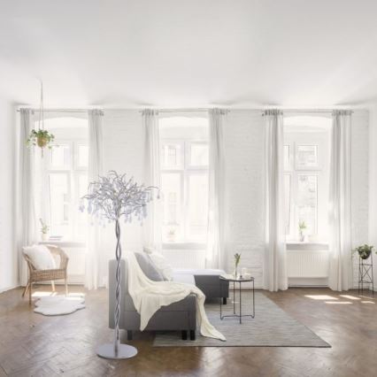 Paul Neuhaus 232-55 - Επιδαπέδιο φωτιστικό ICICLE 5xG9/40W230V γυαλιστερό χρώμιο