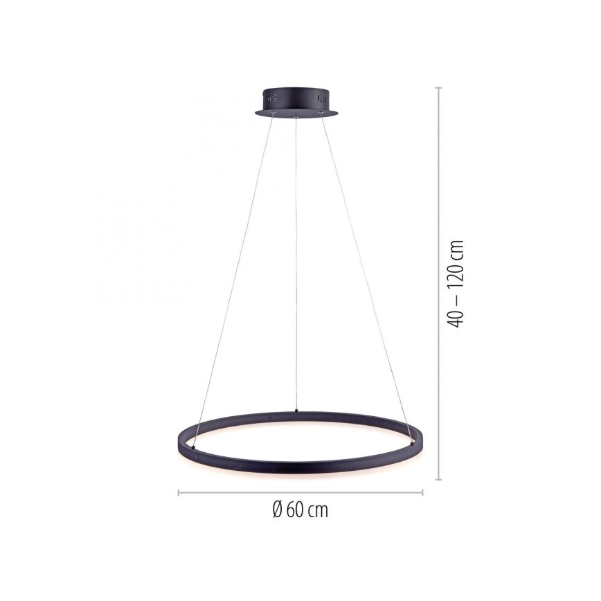 Paul Neuhaus 2382-13 - LED Dimmable πολύφωτο κρεμαστό TITUS LED/38,5W/230V