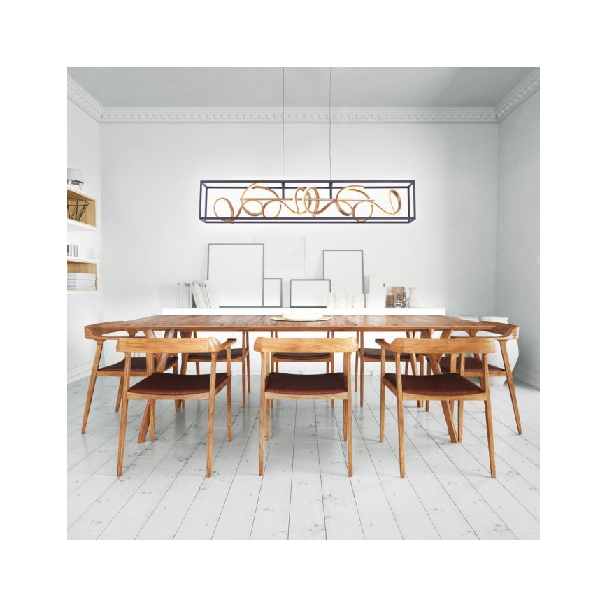 Paul Neuhaus 2416-18 - Πολύφωτο dimmer LED σε σχοινί SELINA 4xLED/10,2W/230V