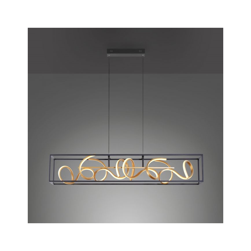 Paul Neuhaus 2416-18 - Πολύφωτο dimmer LED σε σχοινί SELINA 4xLED/10,2W/230V