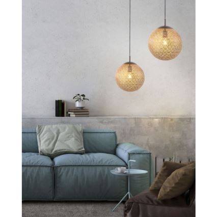 Paul Neuhaus 2420-48 - Κρεμαστό φωτιστικό οροφής GRETA 1xE27/60W/230V διάμετρος 30 cm