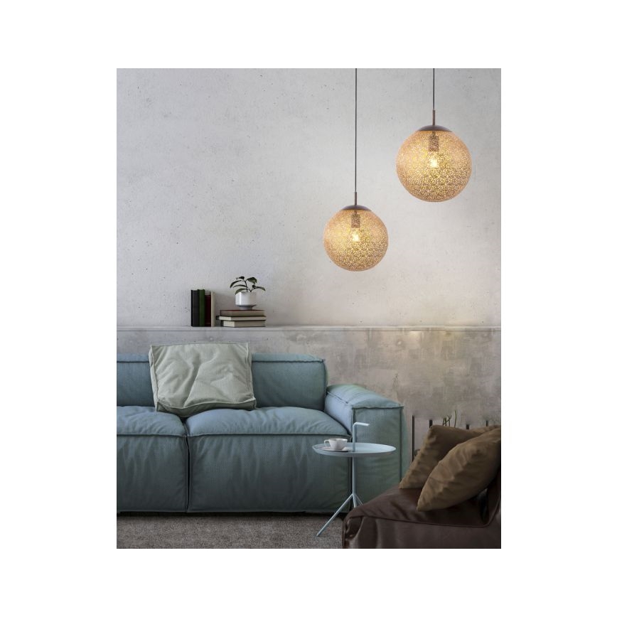 Paul Neuhaus 2420-48 - Κρεμαστό φωτιστικό οροφής GRETA 1xE27/60W/230V διάμετρος 30 cm