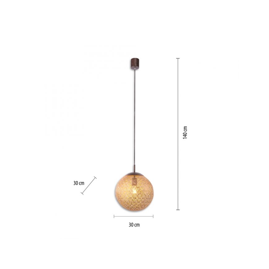 Paul Neuhaus 2420-48 - Κρεμαστό φωτιστικό οροφής GRETA 1xE27/60W/230V διάμετρος 30 cm