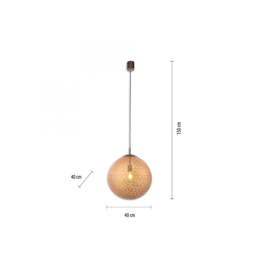Paul Neuhaus 2421-48 - Κρεμαστό φωτιστικό οροφής GRETA 1xE27/60W/230V διάμετρος 40 cm