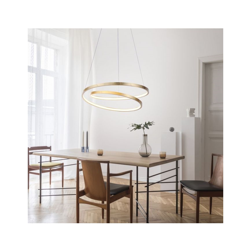 Paul Neuhaus 2472-12 - LED Dimmable πολύφωτο ράγα ROMAN LED/30W/230V χρυσό