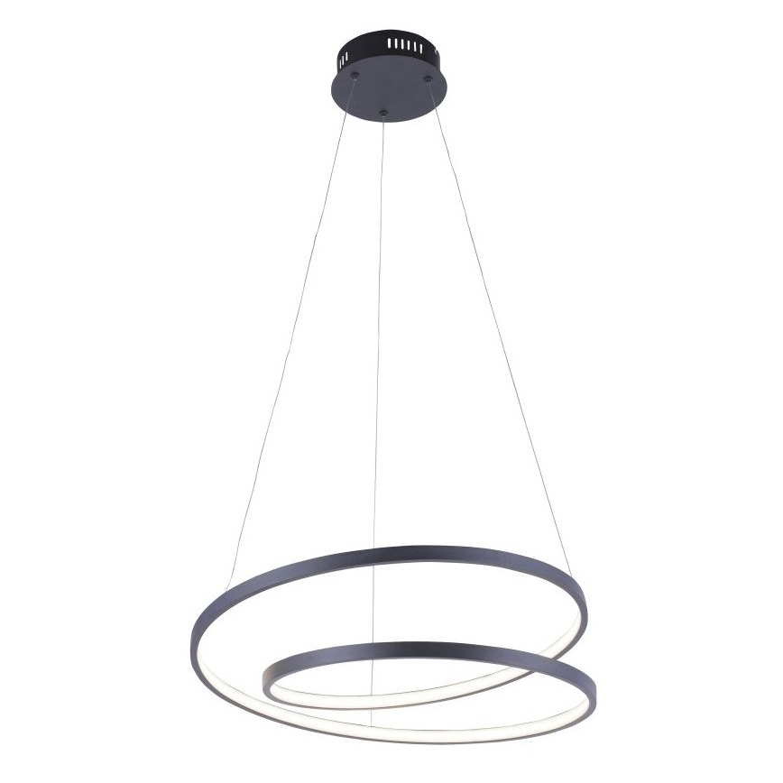 Paul Neuhaus 2472-18 - Πολύφωτο LED Dimmable ράγα ROMAN LED/30W/230V μαύρο